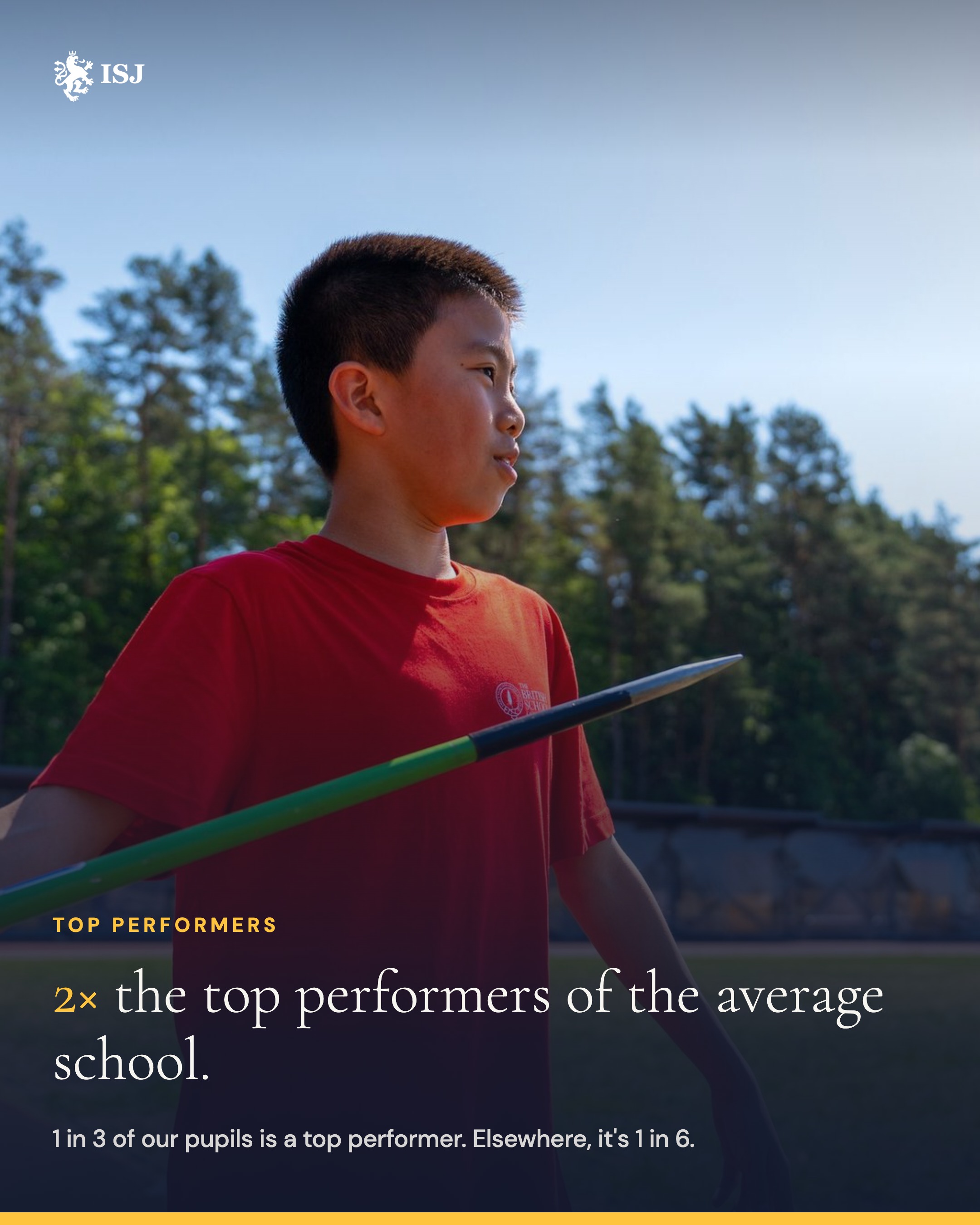Twice the top performers of the average school