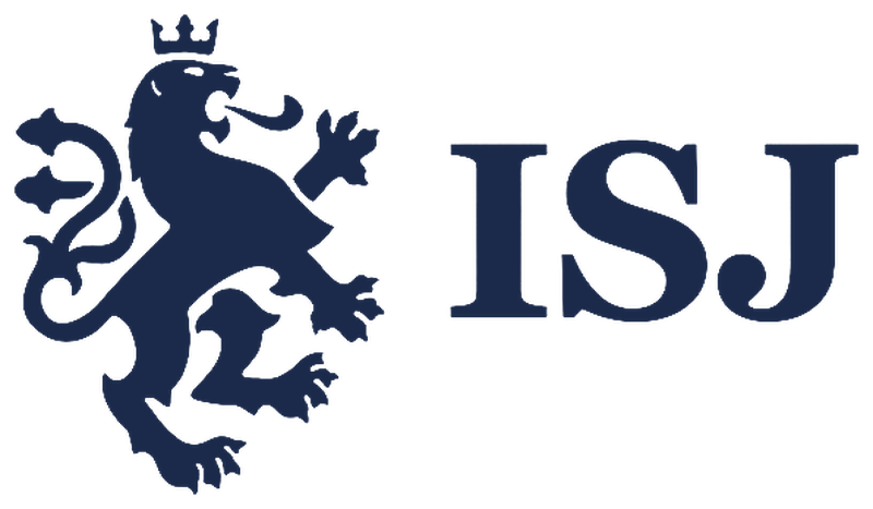 ISJ logo horizontal — Navy