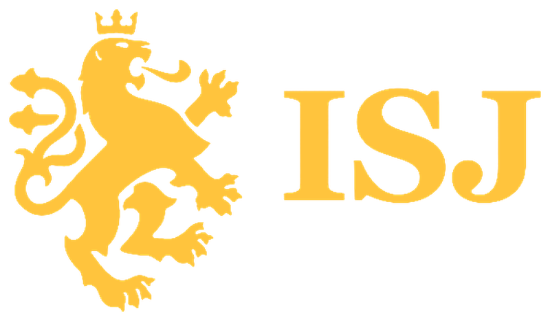 ISJ logo horizontal — Gold