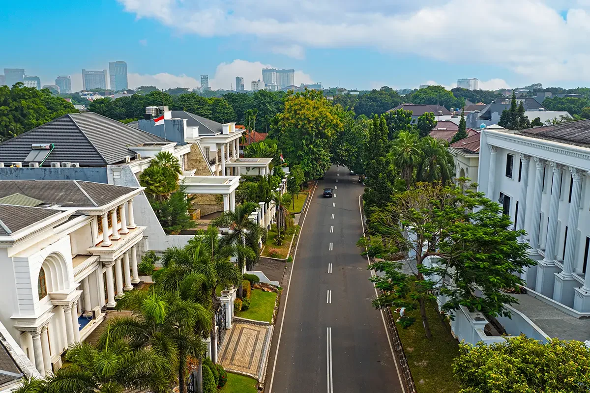 Families enjoying outdoor activities in South Jakarta
