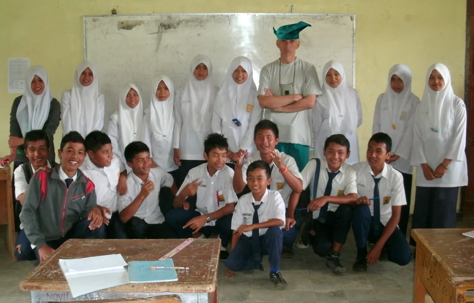 Children at an Indonesian state primary school in West Sumatra