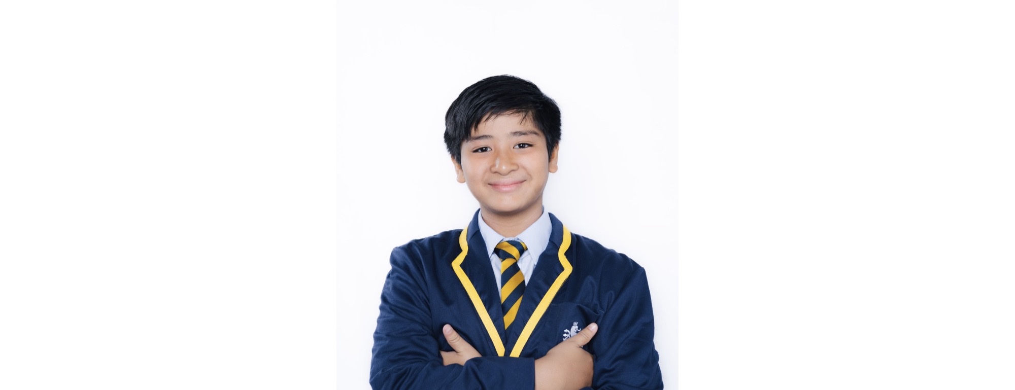 An ISJ pupil in school uniform